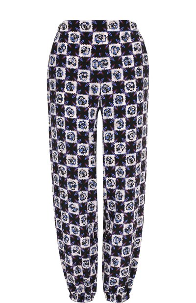 Женские шелковые брюки с карманами и принтом EMILIO PUCCI, арт. 81RT70/81723