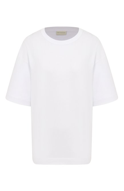 Женская хлопковая футболка DRIES VAN NOTEN, арт. 011101-2600-001