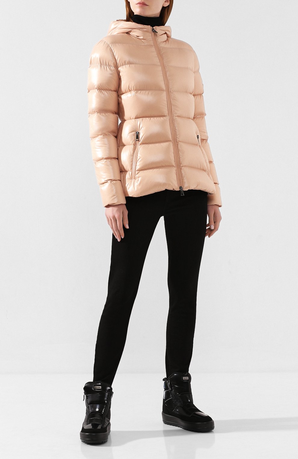 Пуховик rhin MONCLER светло-розового цвета по цене 119500 руб., арт. E2-093-46933-00-C0064, фото 2 Пуховик rhin MONCLER, арт. E2-093-46933-00-C0064, фото 2