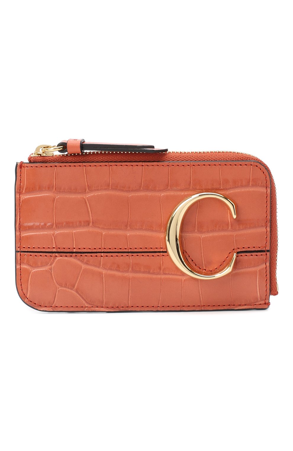 Кожаный футляр для кредитных карт CHLOÉ, арт. CHC19UP059A87, фото 1