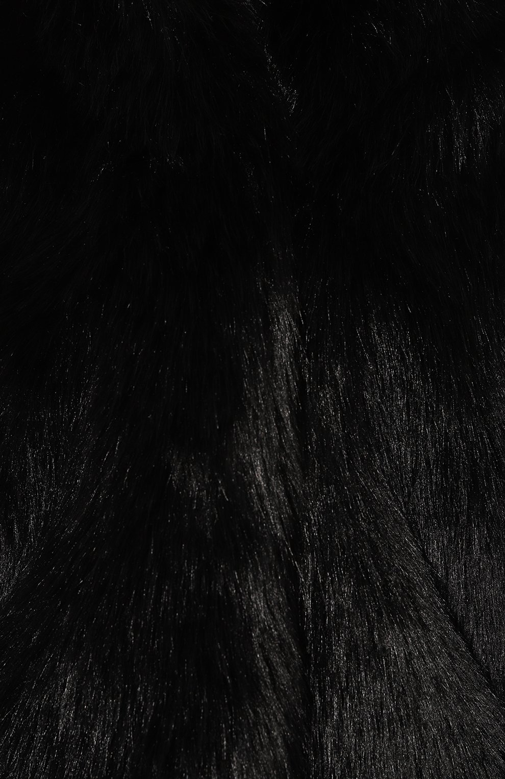 Шуба из экомеха FLASHIN черного цвета по цене 67510 руб., арт. FF25CFS, фото 5 Шуба из экомеха FLASHIN, арт. FF25CFS, фото 5