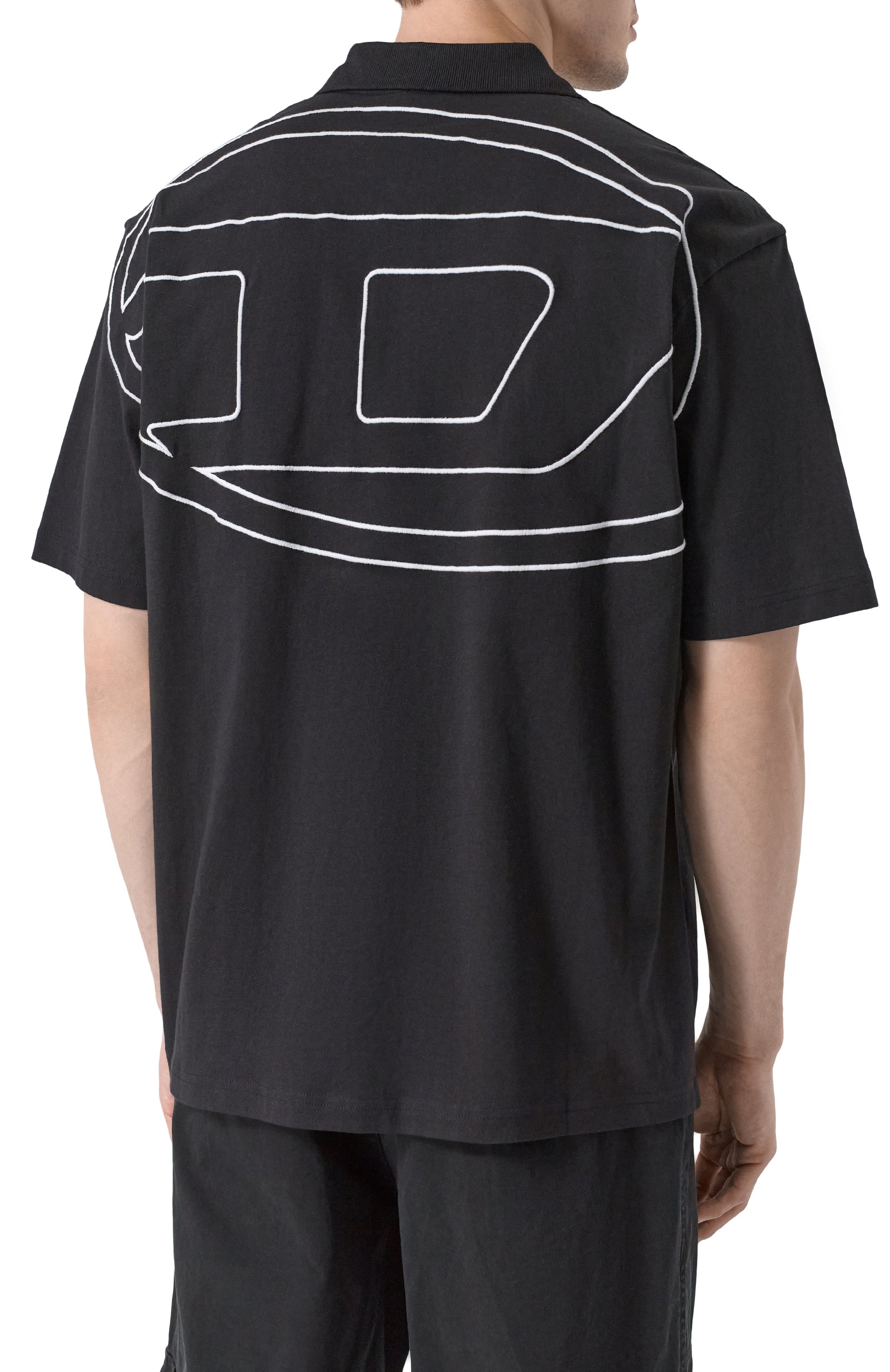 Хлопковое поло DIESEL, арт. A10763/0HGAM, фото 4