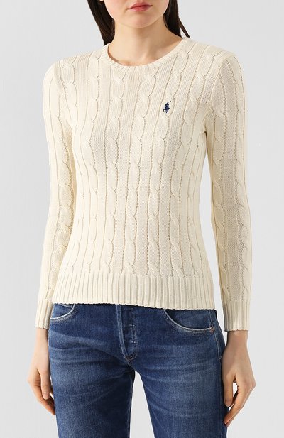 Хлопковый пуловер POLO RALPH LAUREN, арт. 211580009/0S098C09, фото 3