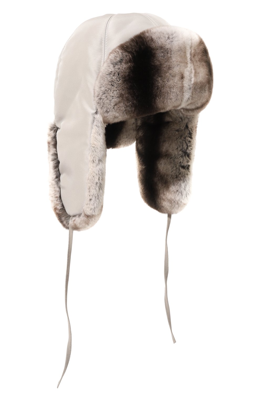 Меховая шапка-ушанка FURLAND светло-серого цвета по цене 52800 руб., арт. 0196007310057300100, фото 1 Меховая шапка-ушанка FURLAND, арт. 0196007310057300100, фото 1