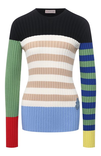 Женский хлопковый пуловер 1 moncler jw anderson MONCLER GENIUS, арт. G1-09E-9C000-01-M1108