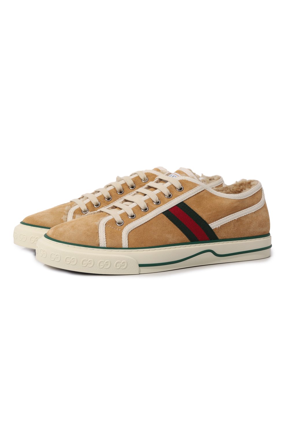Замшевые кеды tennis 1977 GUCCI, арт. 649329 UAE10, фото 1