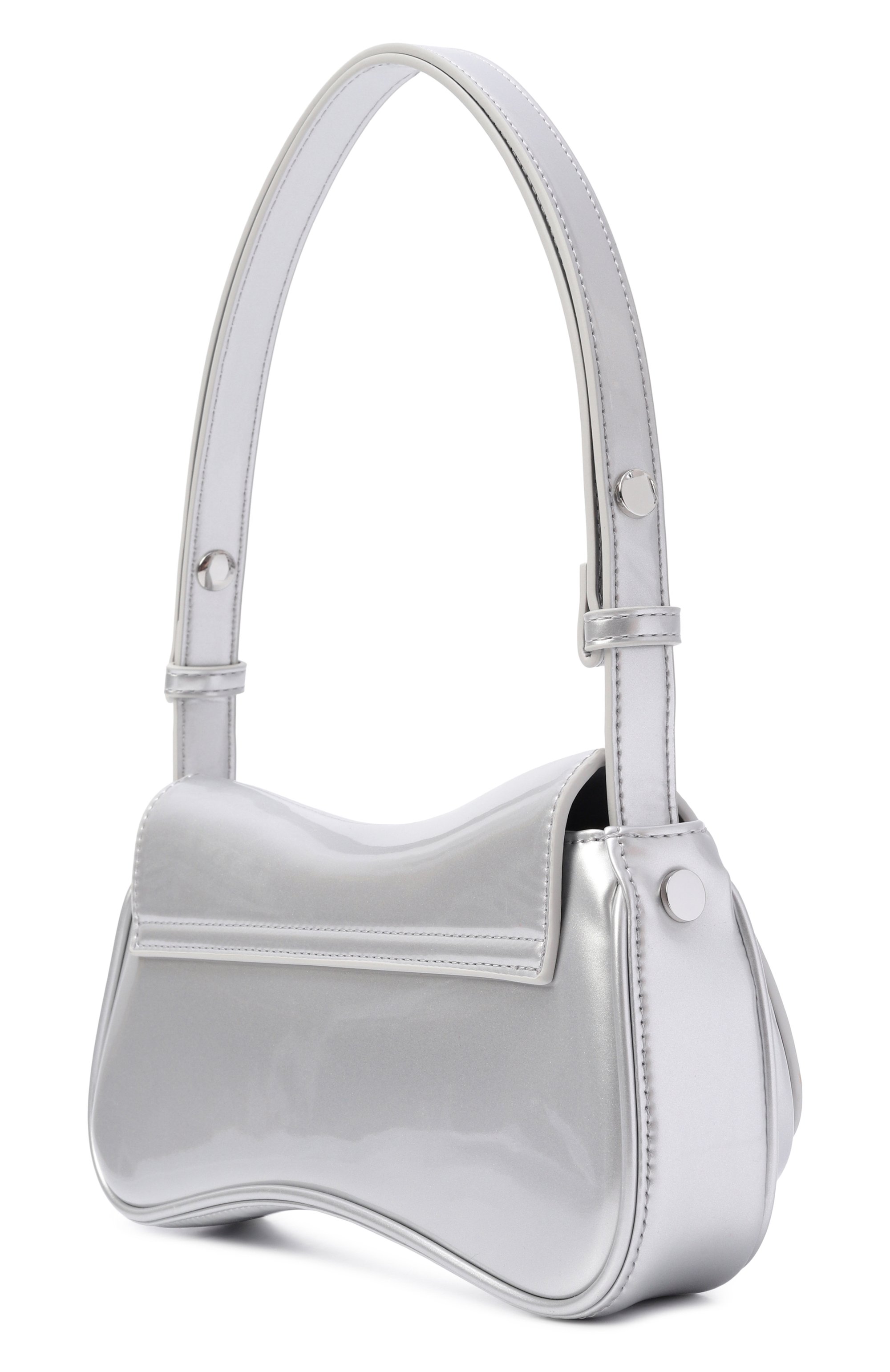 Сумка play DIESEL серебряного цвета по цене 33400 руб., арт. X10202/P8950, фото 4 Сумка play DIESEL, арт. X10202/P8950, фото 4