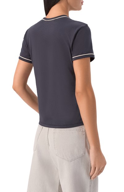 Хлопковая футболка FRAME DENIM, арт. WE26JTE003/THE RINGER BABY TEE, фото 4