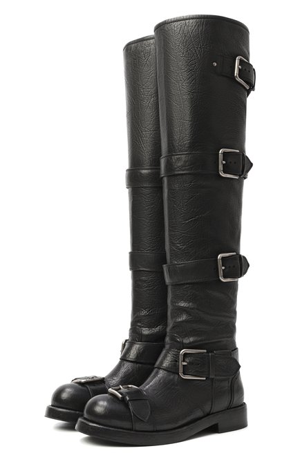 Женские кожаные ботфорты bernini DOLCE & GABBANA, арт. CU1239/AW352