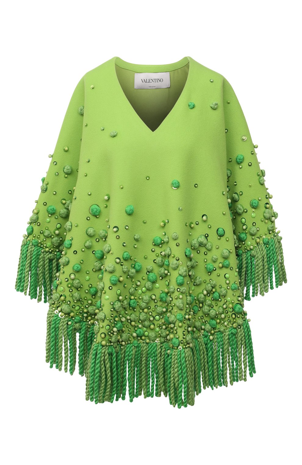 Пончо из шерсти и кашемира VALENTINO, арт. WB3CG2D015E, фото 1