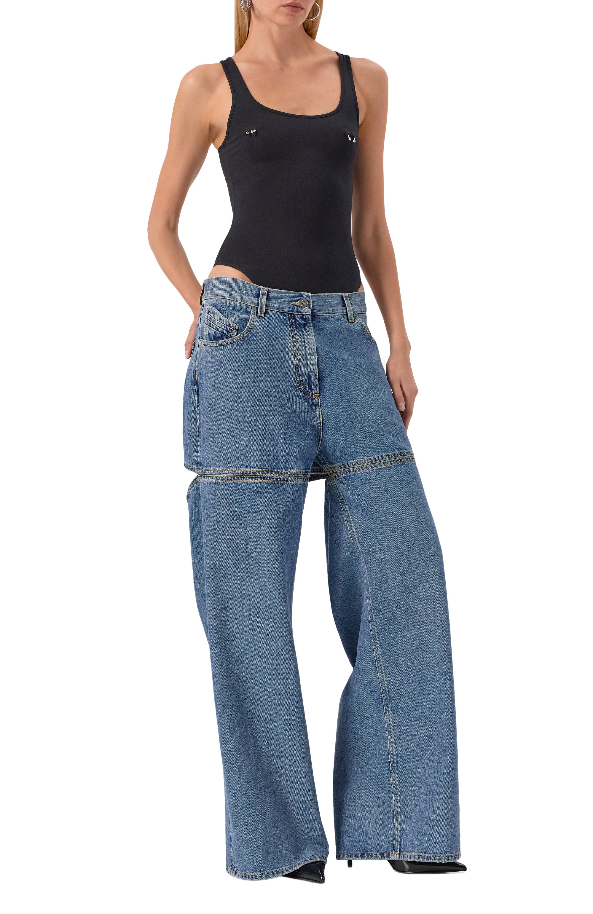 Хлопковое боди MUGLER, арт. 25F3B002736017, фото 2