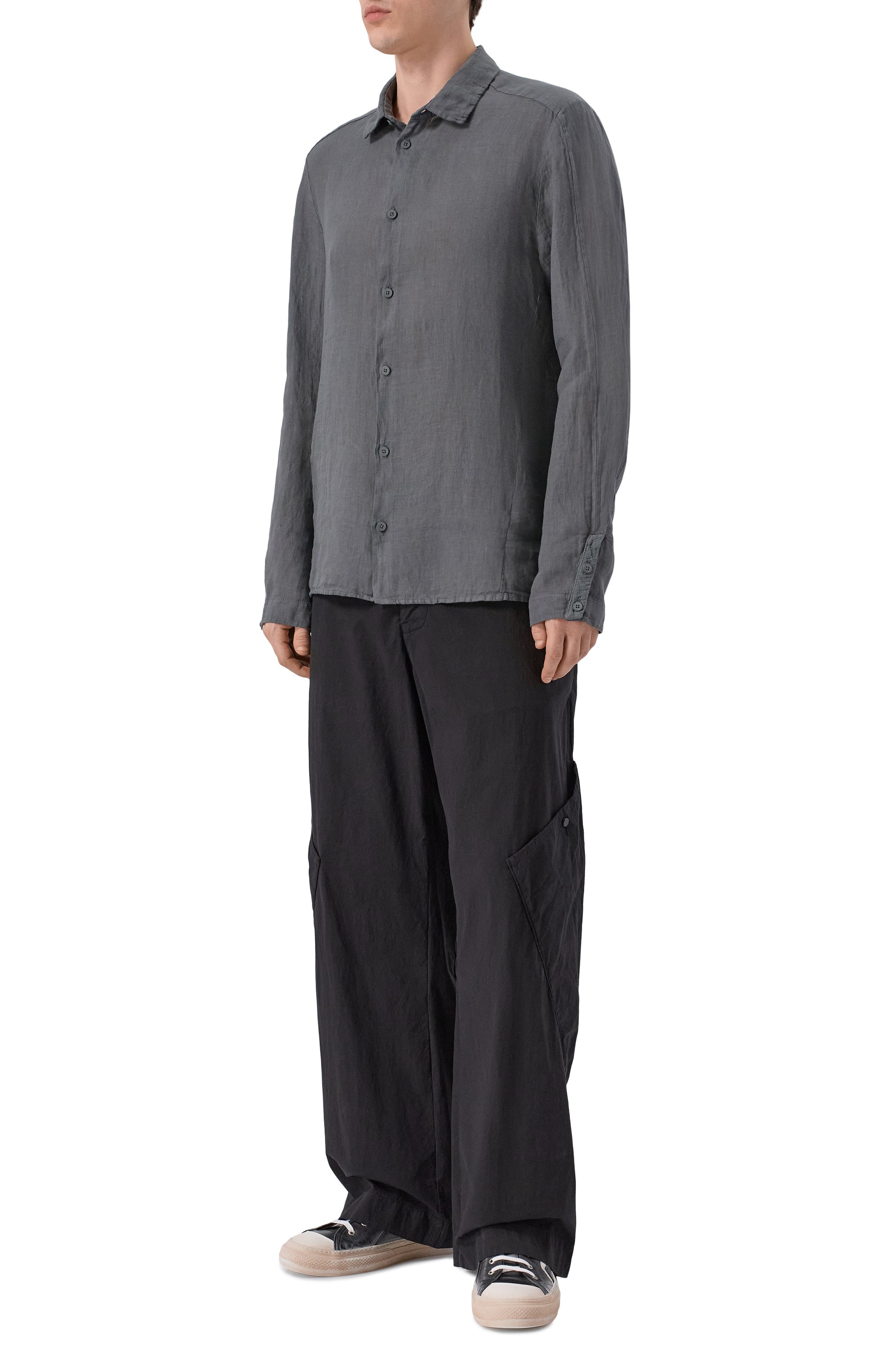 Льняная рубашка TRANSIT, арт. CFUTRCV310, фото 2