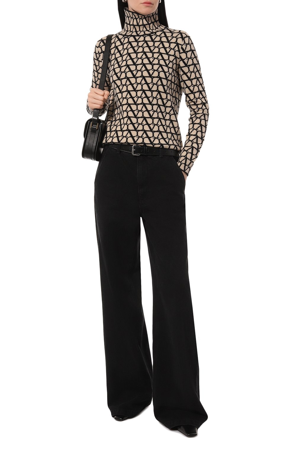 Шерстяная водолазка VALENTINO бежевого цвета по цене 183500 руб., арт. 3B3KC47J84K, фото 2 Шерстяная водолазка VALENTINO, арт. 3B3KC47J84K, фото 2