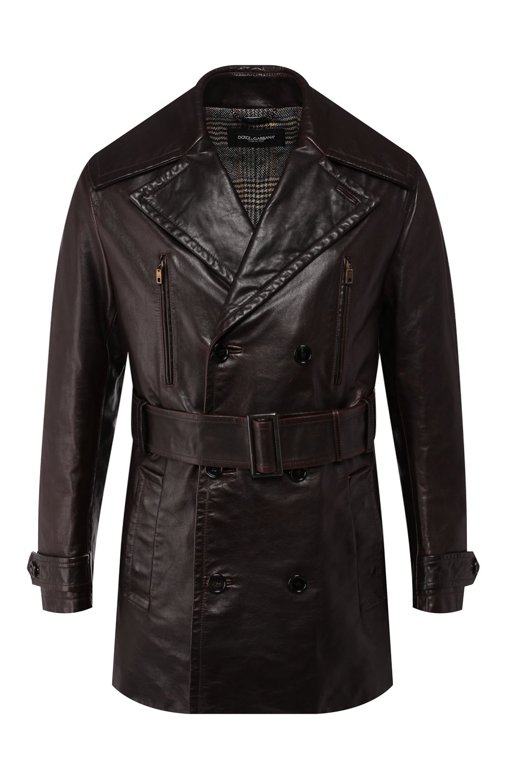 Кожаный тренч DOLCE & GABBANA, арт. G014BL/FUL3Y, фото 1