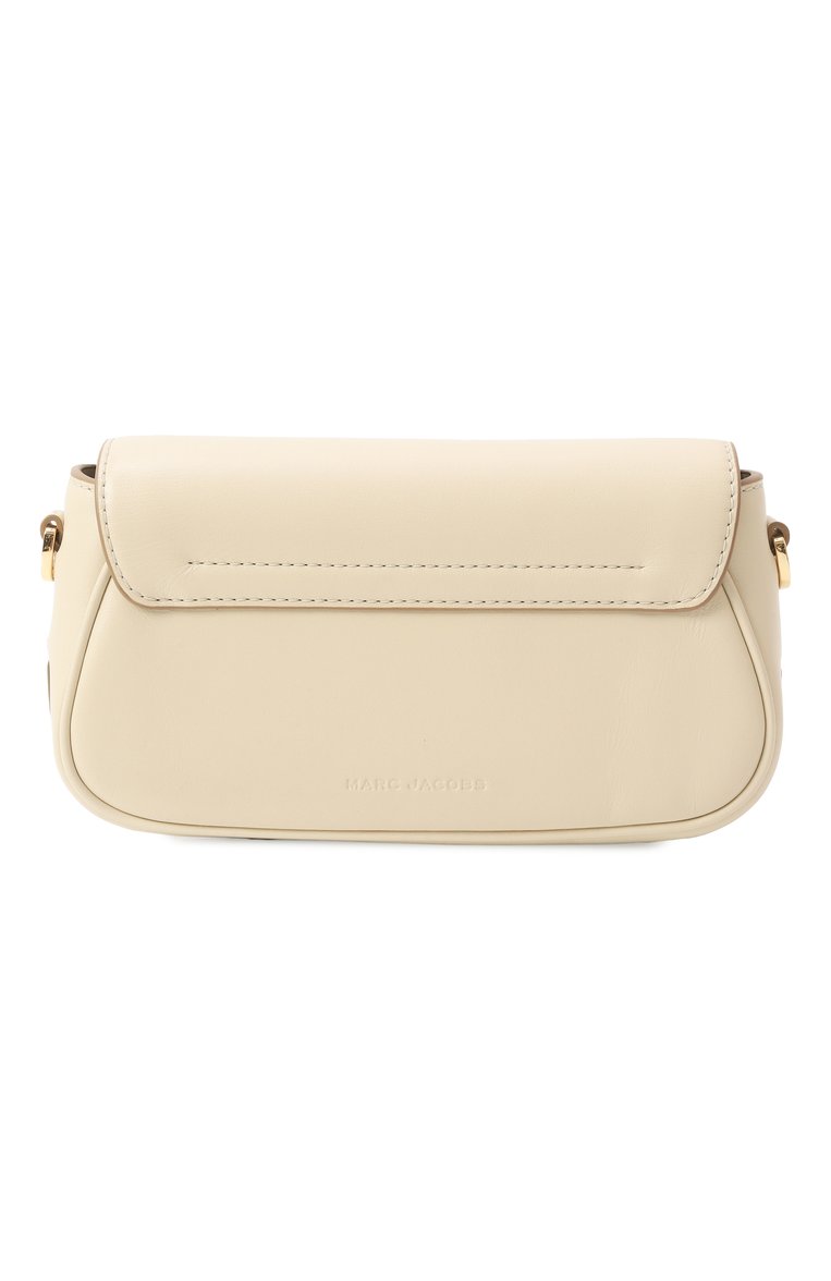 Женская сумка the clover  MARC JACOBS (THE) кремового цвета, арт. 2P4HSH035H02 | Фото 6 (Материал: Натуральная кожа; Размер: small; Ремень/цепочка: На ремешке)