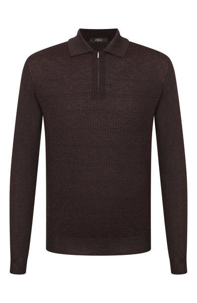 Мужская поло из кашемира и шелка ZILLI, арт. KZP001M0330VMSH00