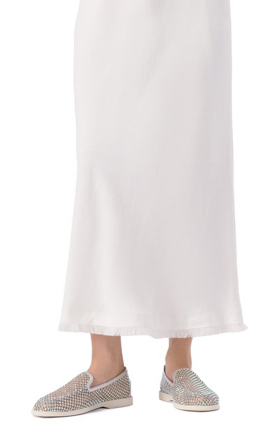 Текстильные лоферы gilda LE SILLA, арт. 6123Y020MGPPGRE/982, фото 3