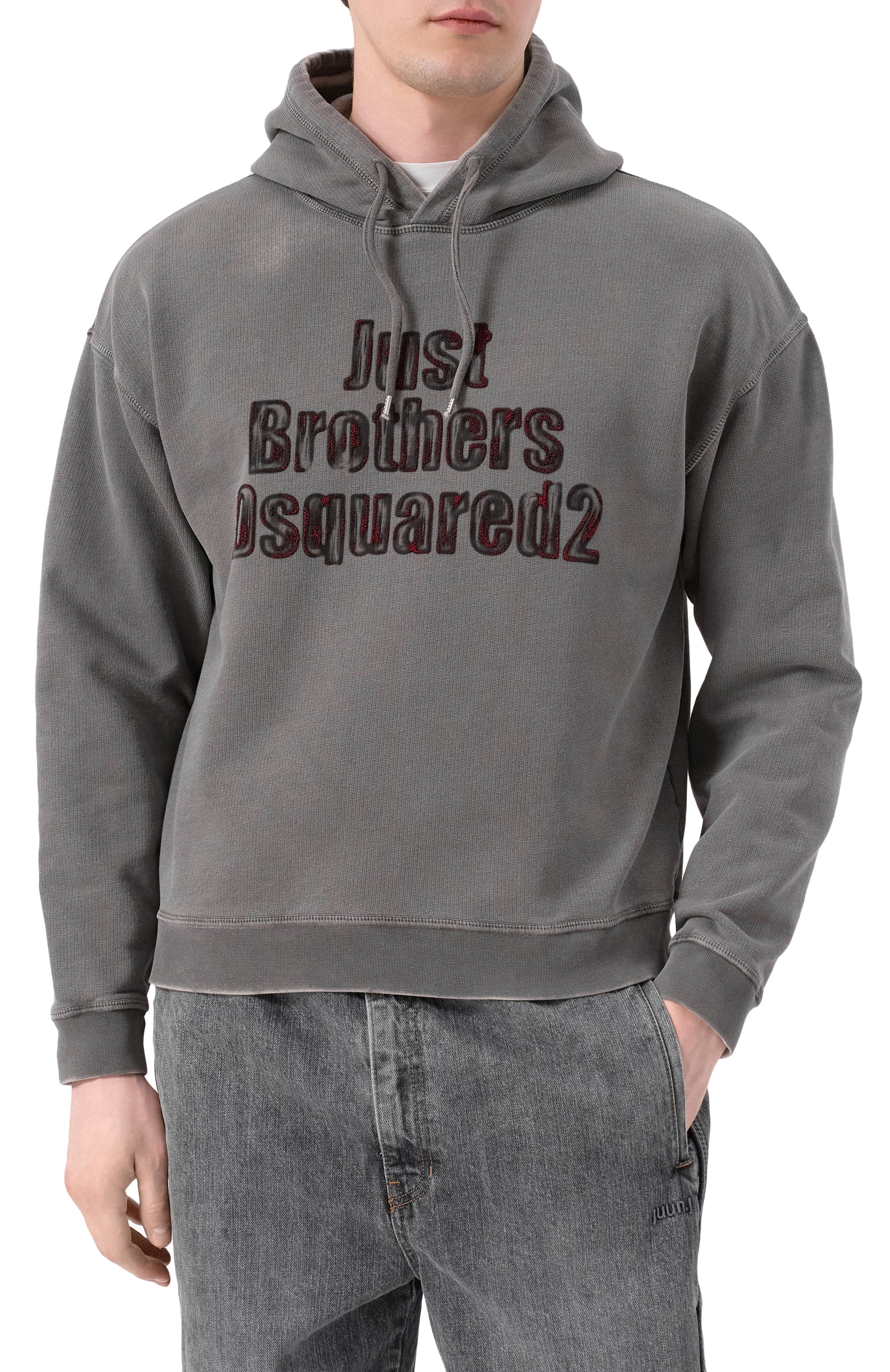 Хлопковое худи DSQUARED2, арт. S74GU0858/S25599, фото 3