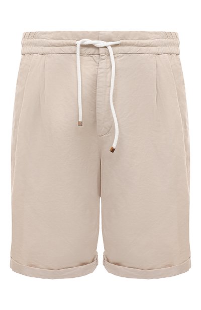 Мужские шорты изо льна и хлопка BRUNELLO CUCINELLI, арт. M291DU0020