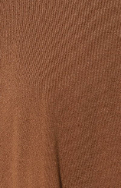 Хлопковая футболка DRKSHDW коричневого цвета по цене 31450 руб., арт. DS01D1209/RN, фото 5 Хлопковая футболка DRKSHDW, арт. DS01D1209/RN, фото 5
