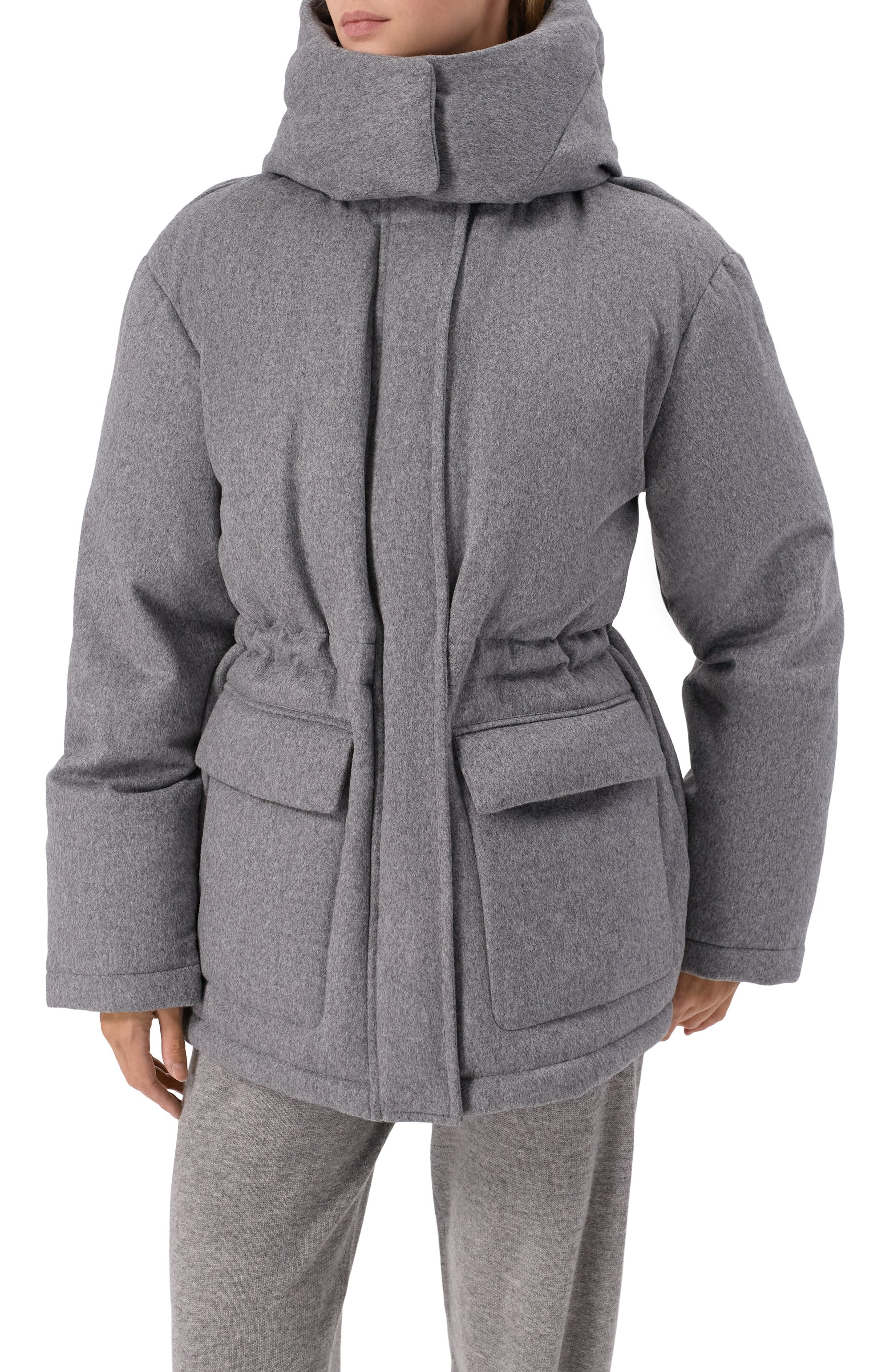 Шерстяной пуховик 12 STOREEZ, арт. 133410, фото 3