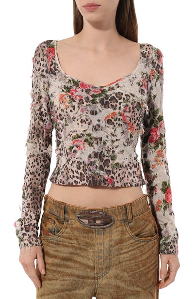 Топ из вискозы DIESEL, арт. A17029/0QMAQ, фото 3