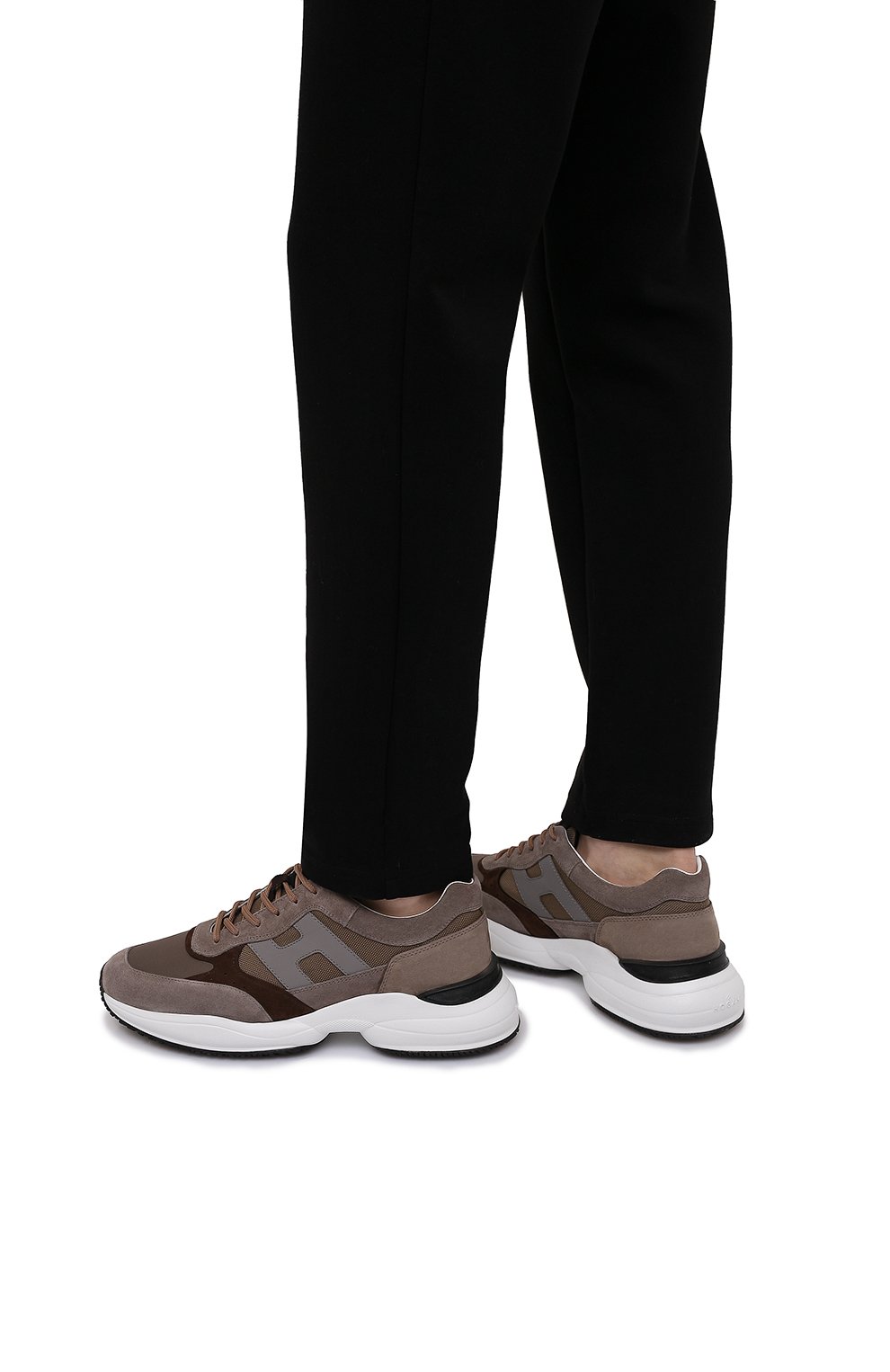 Комбинированные кроссовки HOGAN, арт. HXM5450DN90R1P, фото 3