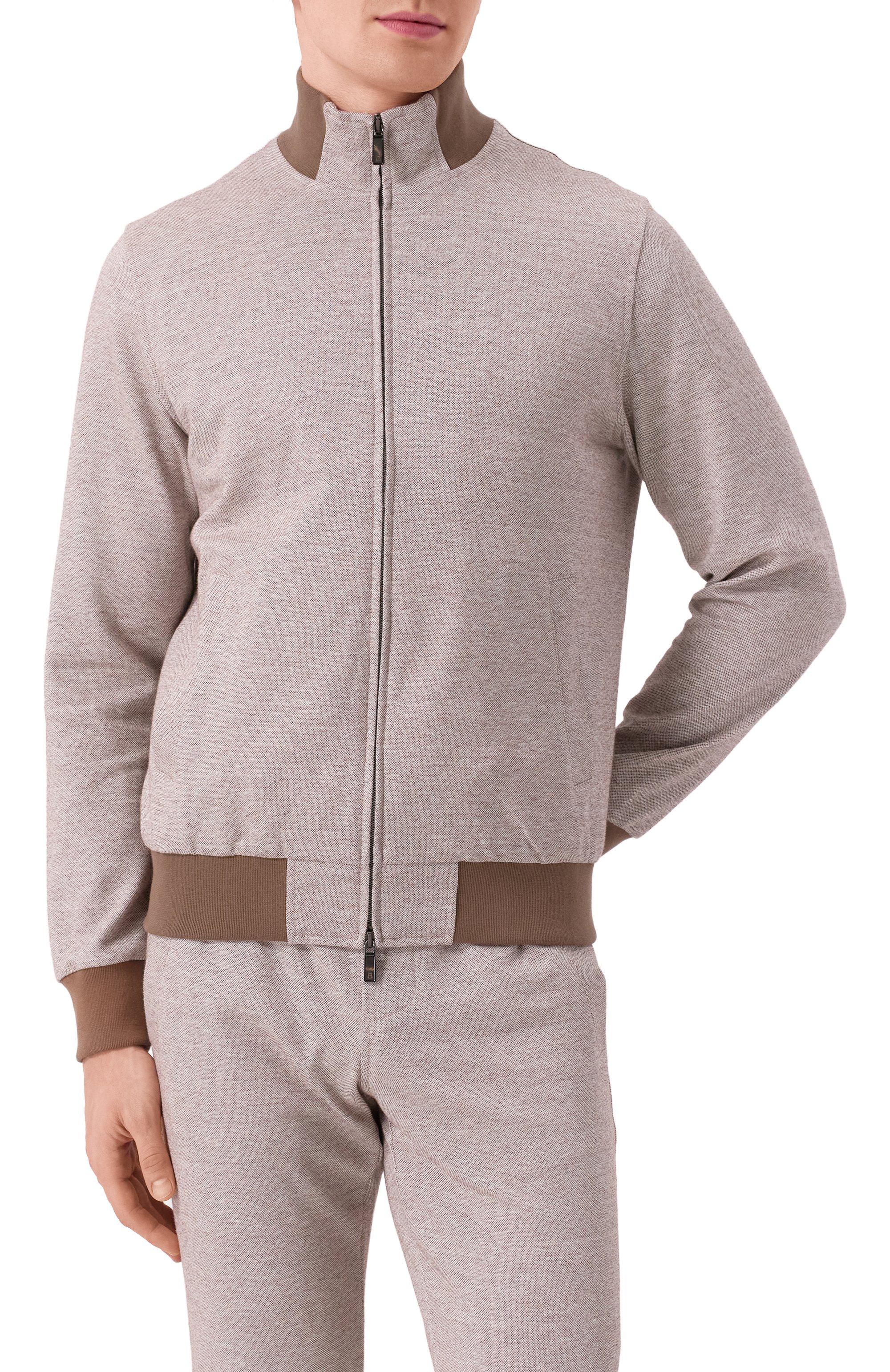 Толстовка изо льна и хлопка CAPOBIANCO, арт. 18M452.LUR0., фото 3