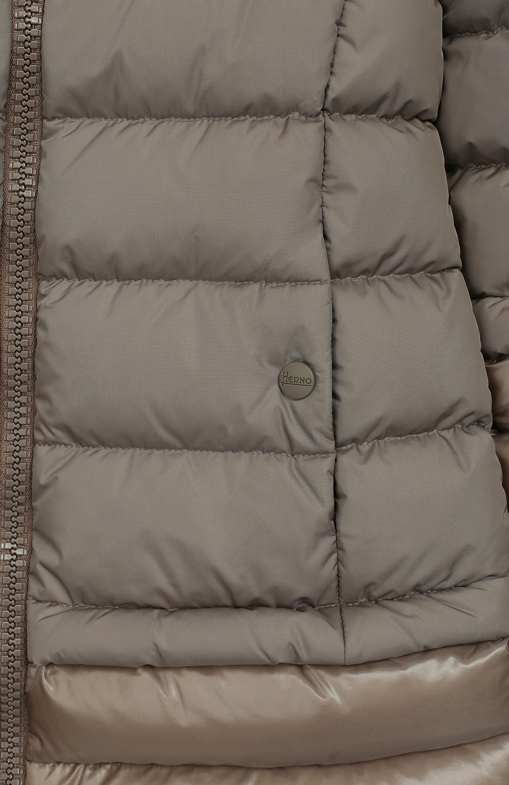 Пуховая куртка с меховой отделкой на капюшоне HERNO, арт. PI0043G/12004/10A-14A, фото 3