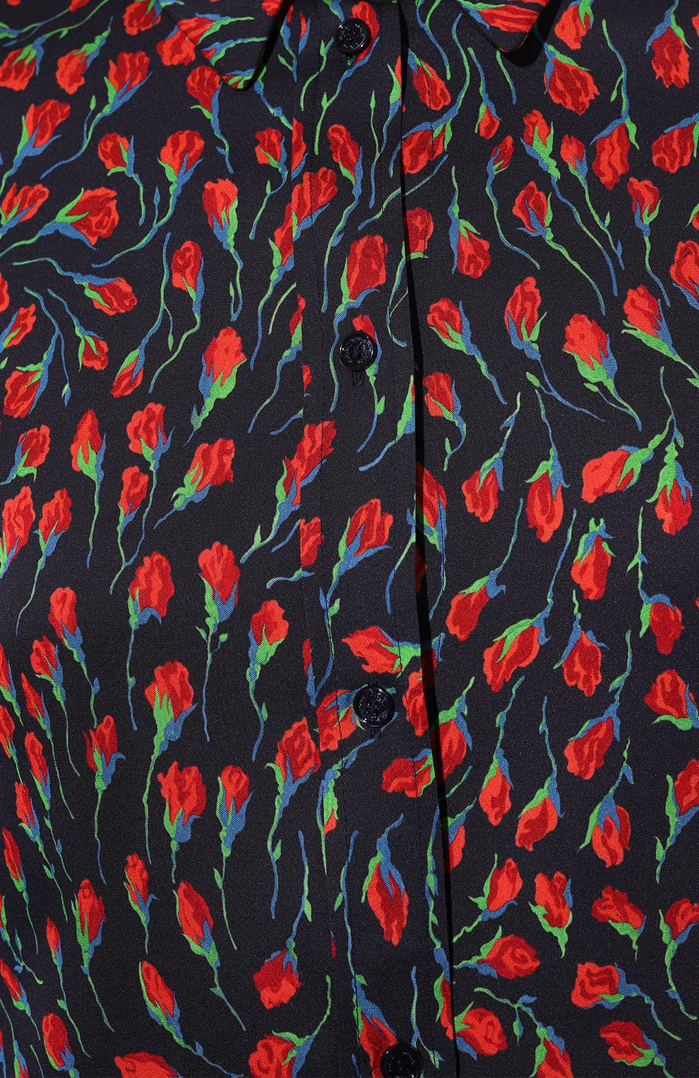 Шелковая блузка OLOLOL разноцветного цвета по цене 39000 руб., арт. OLBL047/1010.TU403/W25, фото 5 Шелковая блузка OLOLOL, арт. OLBL047/1010.TU403/W25, фото 5