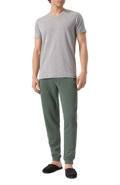 Хлопковые джоггеры DEREK ROSE, арт. 3173/QUIN001, фото 2