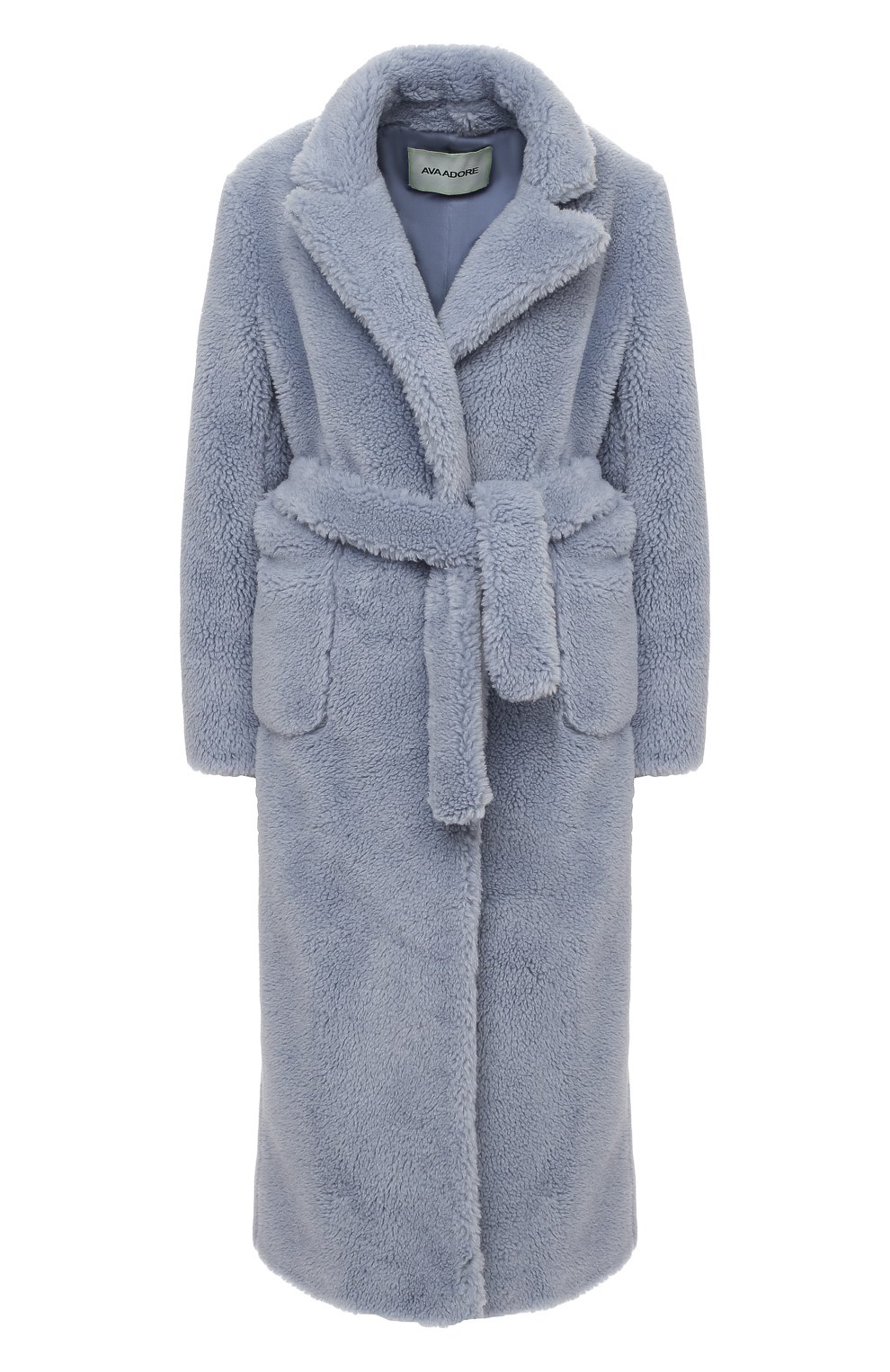 Шуба из экомеха AVA ADORE синего цвета по цене 74950 руб., арт. CANDICE/49 AA FW20, фото 1 Шуба из экомеха AVA ADORE, арт. CANDICE/49 AA FW20, фото 1