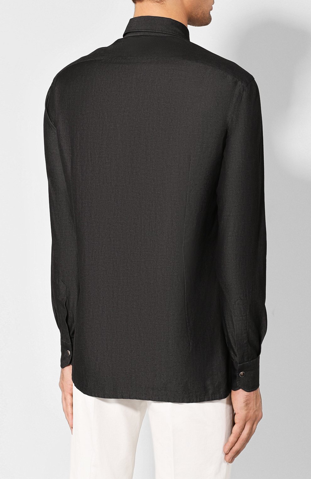 Хлопковая рубашка KITON, арт. UMCNERHH0702801, фото 4