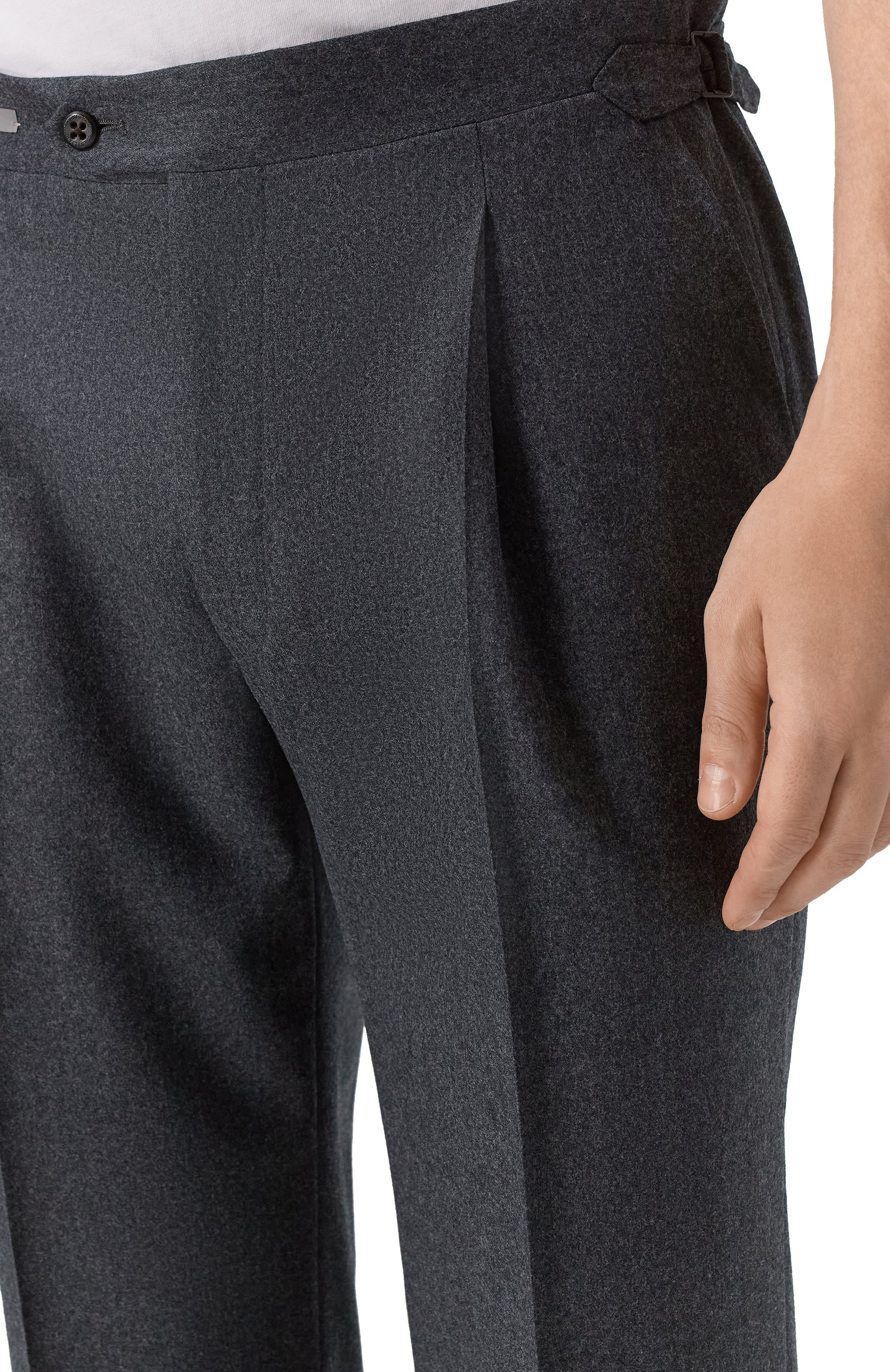 Шерстяные брюки CORNELIANI, арт. 264L26-2618111, фото 5