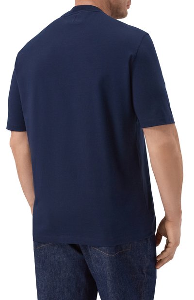 Хлопковая футболка CANALI, арт. T0943/MJ02436_001, фото 4