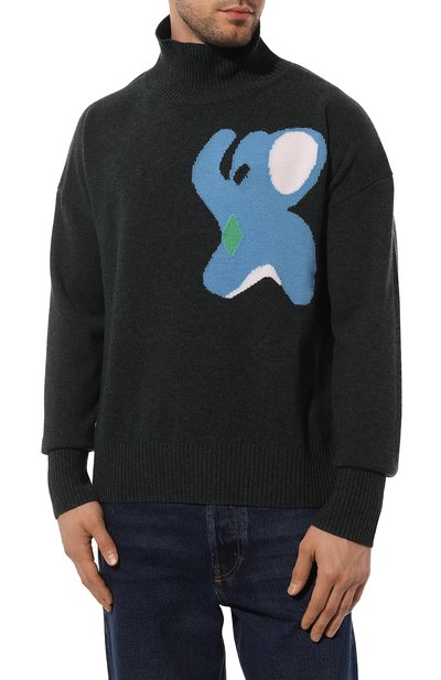 Свитер из шерсти мериноса JW ANDERSON, арт. KW0703YN0200, фото 3