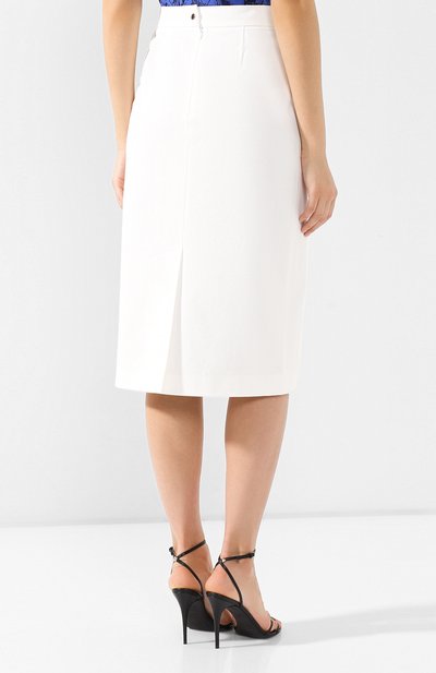 Хлопковая юбка CHAPURIN кремового цвета по цене 29200 руб., арт. 9P88-17065, фото 4 Хлопковая юбка CHAPURIN, арт. 9P88-17065, фото 4