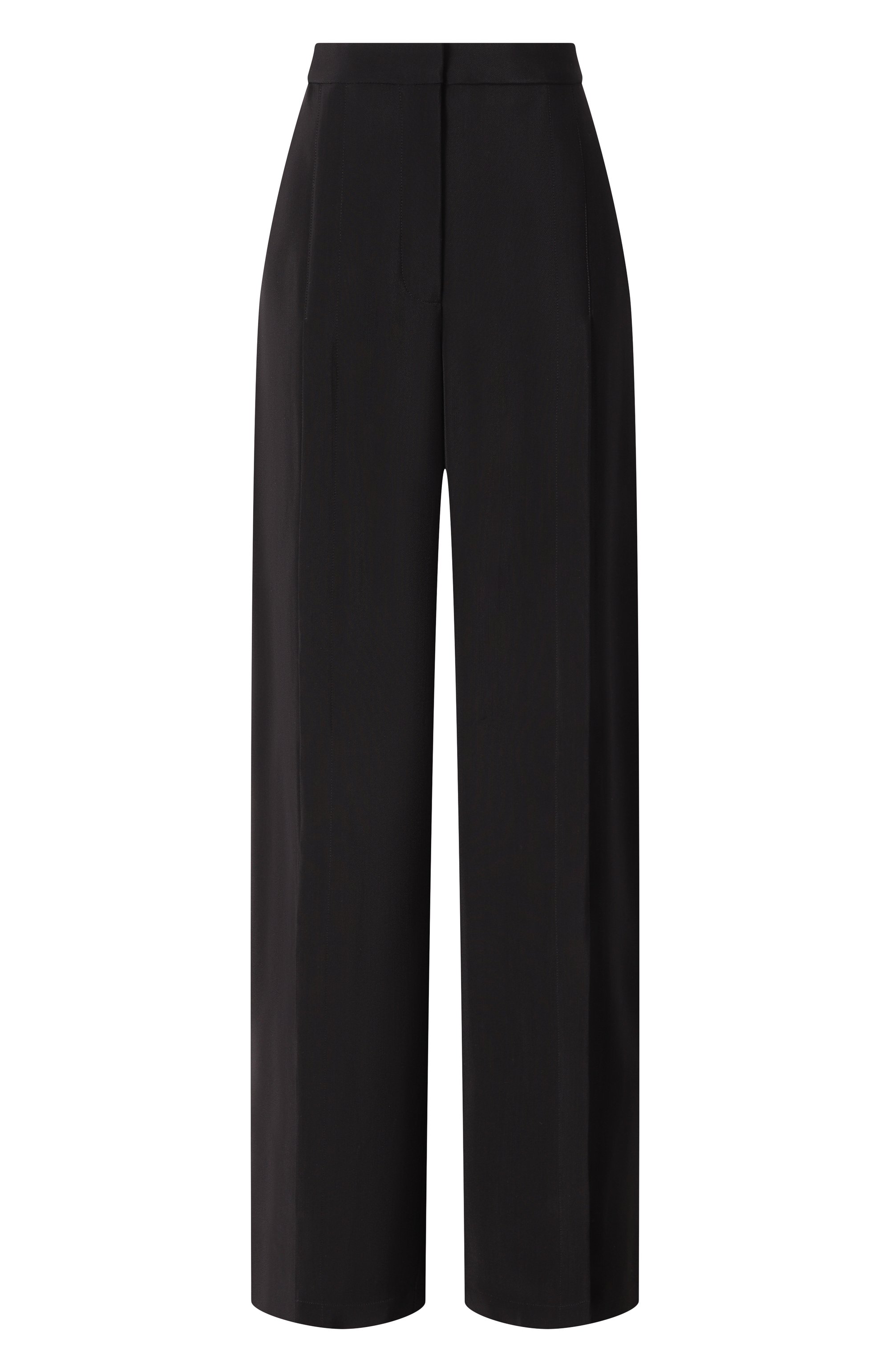 Брюки из вискозы и шерсти MUGLER черного цвета по цене 136000 руб., арт. 25P1PA0493196, фото 1 Брюки из вискозы и шерсти MUGLER, арт. 25P1PA0493196, фото 1