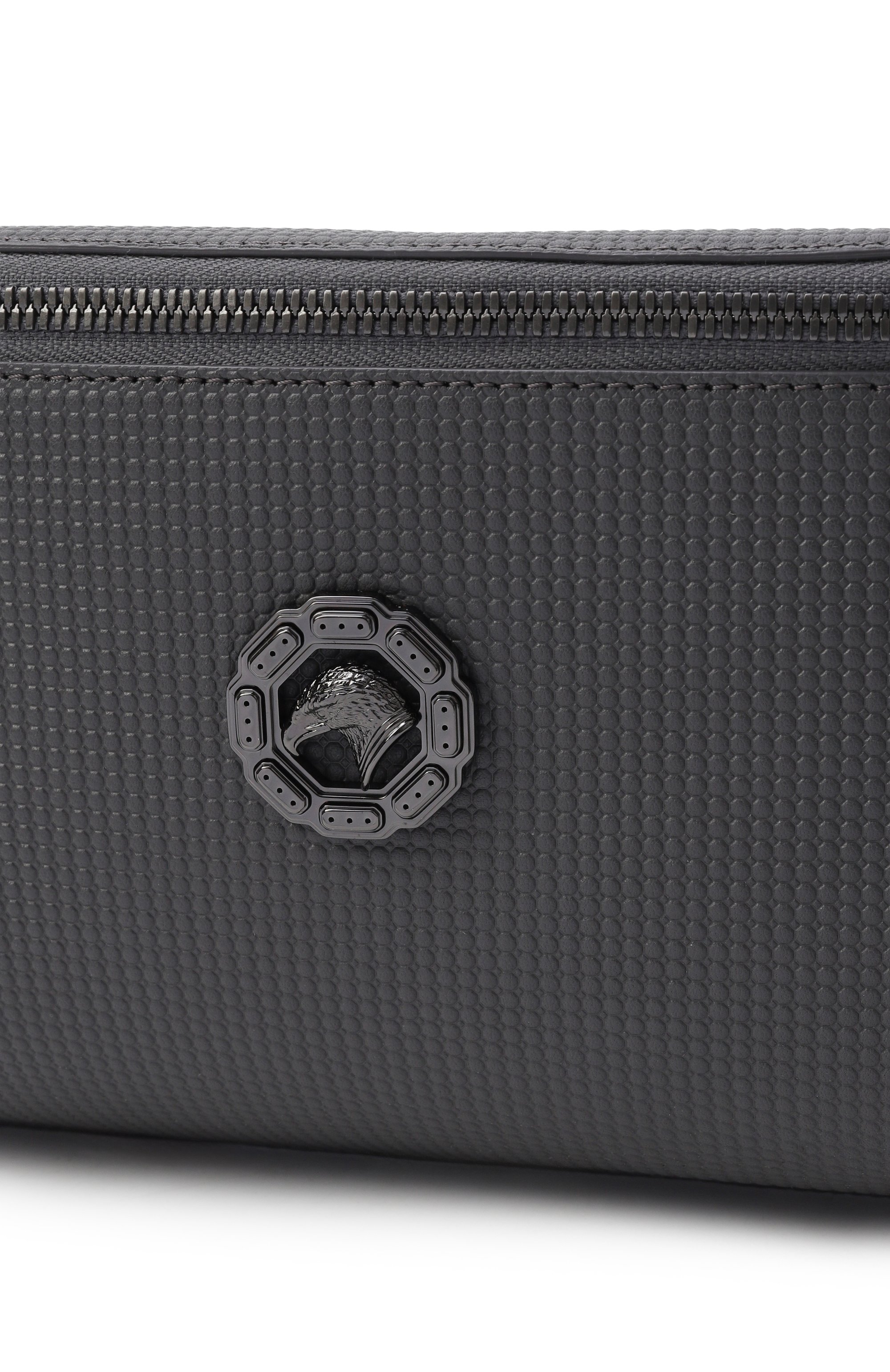 Поясная сумка STEFANO RICCI темно-серого цвета по цене 199500 руб., арт. ND235I1GU/VH, фото 5 Поясная сумка STEFANO RICCI, арт. ND235I1GU/VH, фото 5