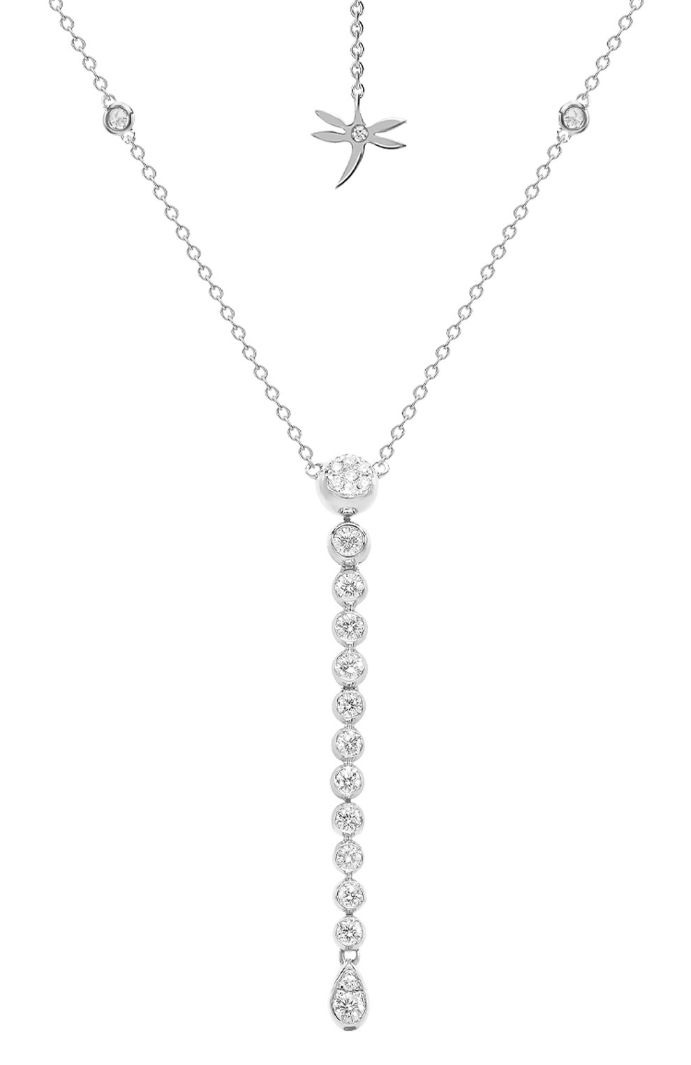 Колье CASATO бесцветного цвета по цене 498750 руб., арт. CH422BT-W, фото 1 Колье CASATO, арт. CH422BT-W, фото 1