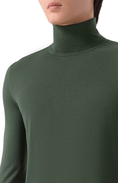 Шерстяная водолазка MVST зеленого цвета по цене 139500 руб., арт. M0-M25.1MM.K406/44-60, фото 5 Шерстяная водолазка MVST, арт. M0-M25.1MM.K406/44-60, фото 5