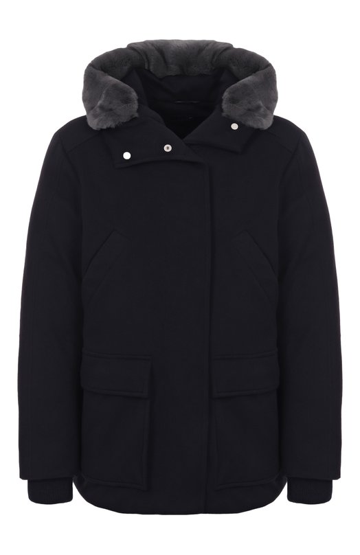 Пуховик из кашемира и шерсти KNT UGK148K0260H02 Синий UGK148K0260H02