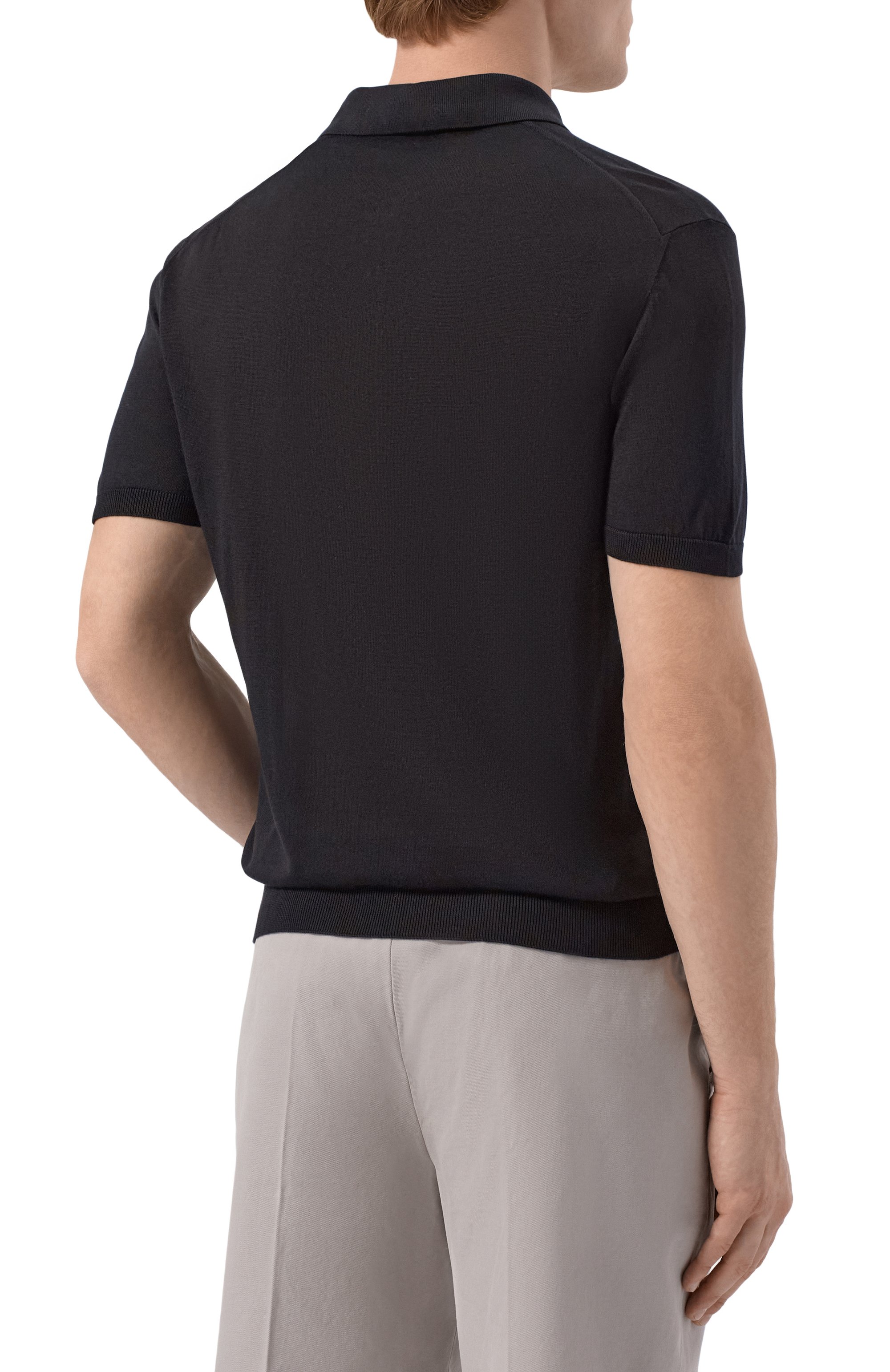 Шелковое поло CORNELIANI, арт. 27M902/2725107, фото 4