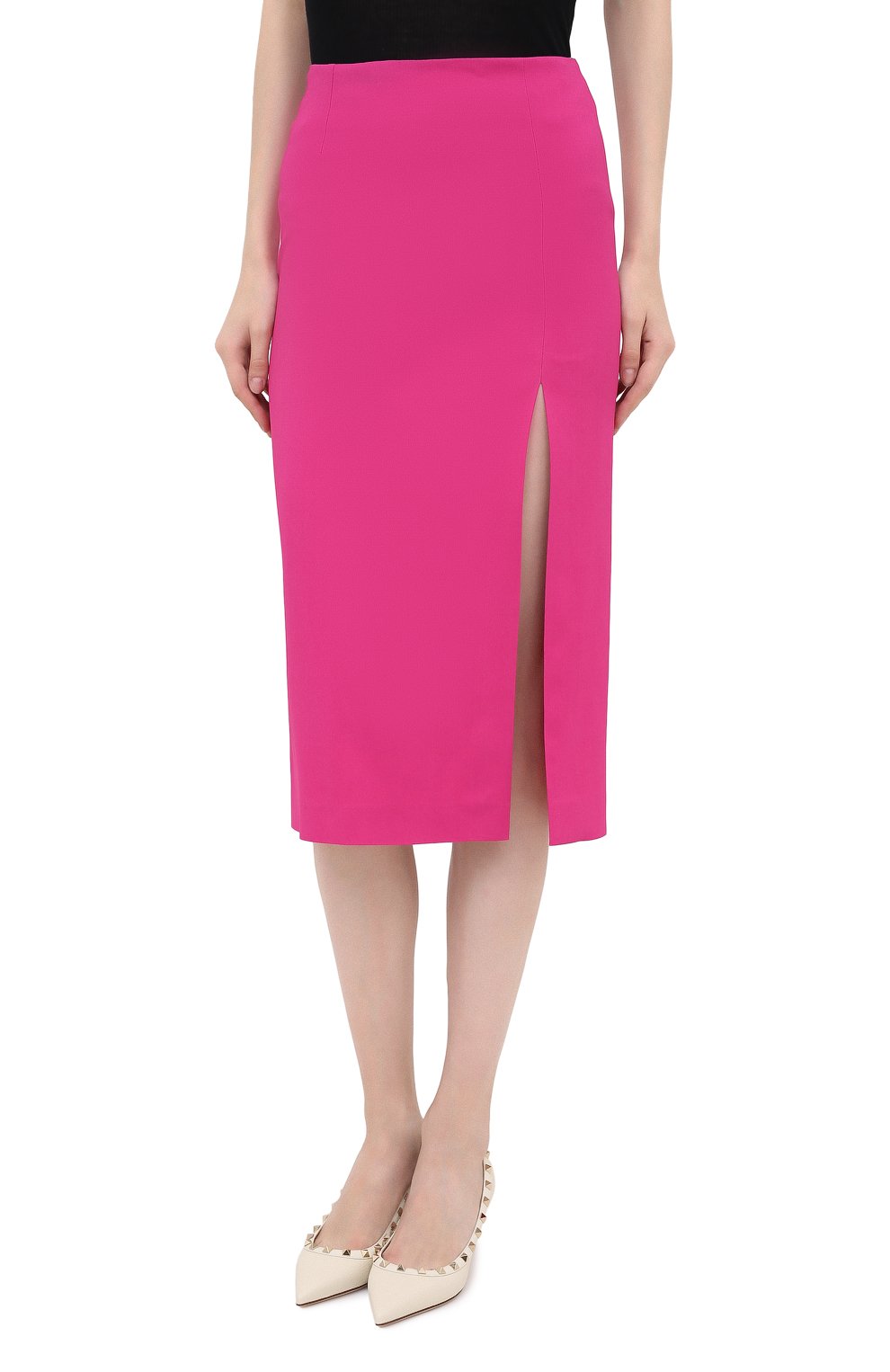 Юбка из вискозы REDVALENTINO фуксия цвета по цене 28800 руб., арт. UR3RAE50/3SM, фото 3 Юбка из вискозы REDVALENTINO, арт. UR3RAE50/3SM, фото 3