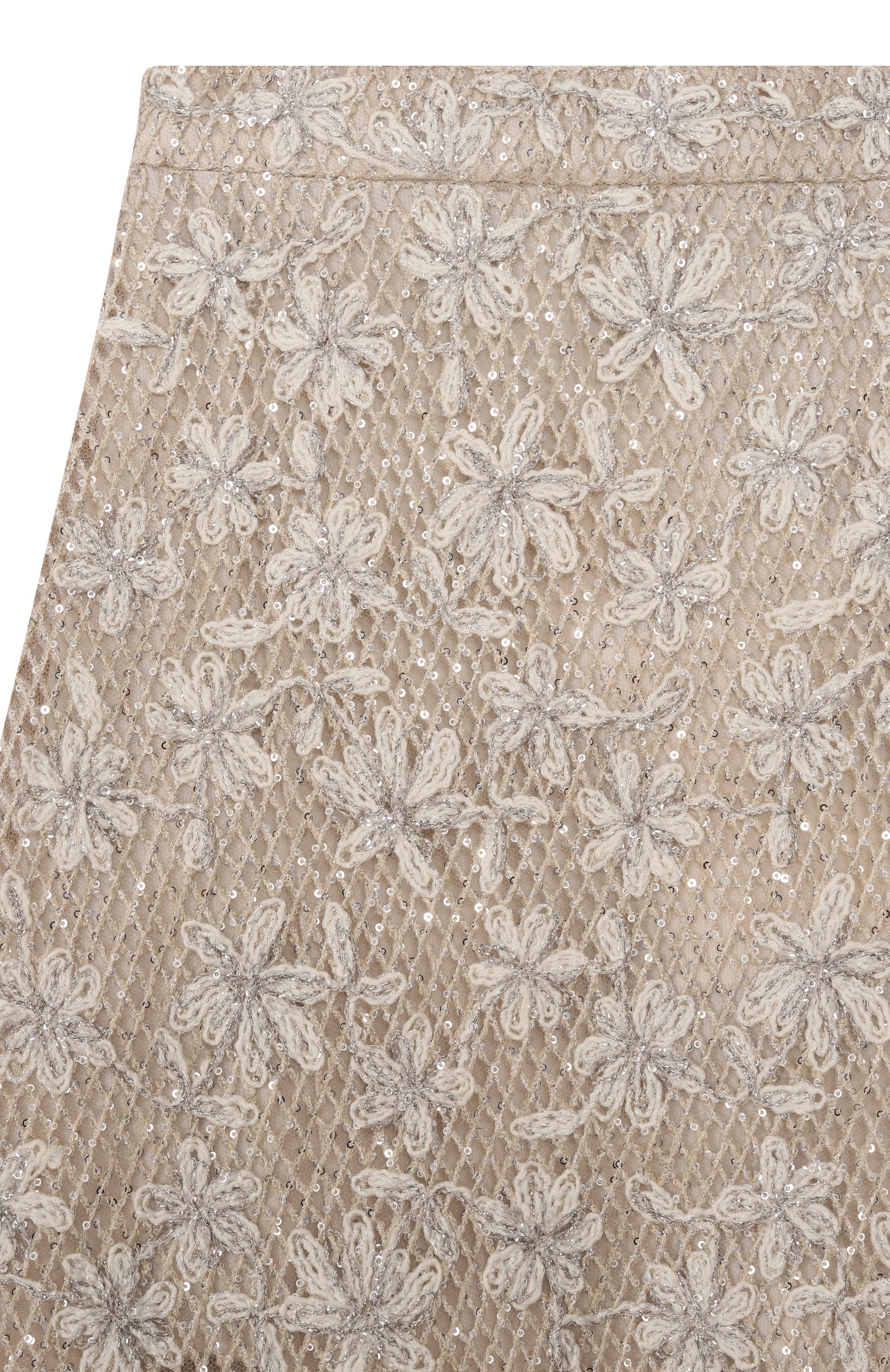 Юбка с отделкой пайетками BRUNELLO CUCINELLI, арт. BA156S224A, фото 3