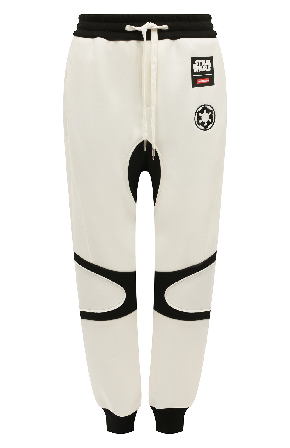 Джоггеры SPRAYGROUND молочного цвета по цене 18150 руб., арт. SG8435WH, фото 1 Джоггеры SPRAYGROUND, арт. SG8435WH, фото 1