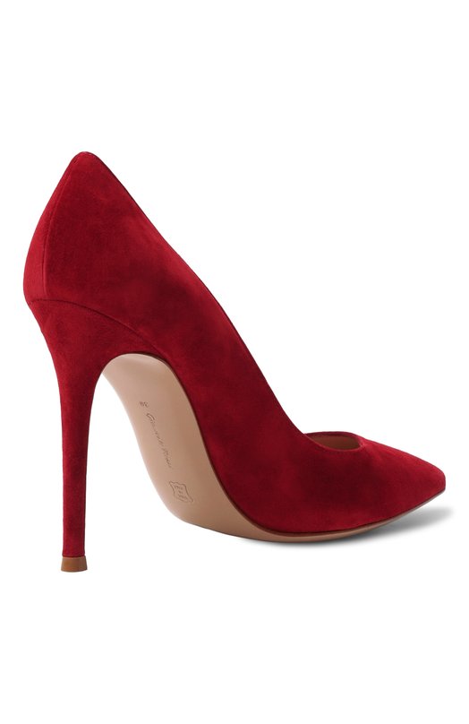 Замшевые туфли Gianvito 105 Gianvito Rossi G28470.15RIC.CAMR0UG Красный  G28470.15RIC.CAMR0UG Фото 5