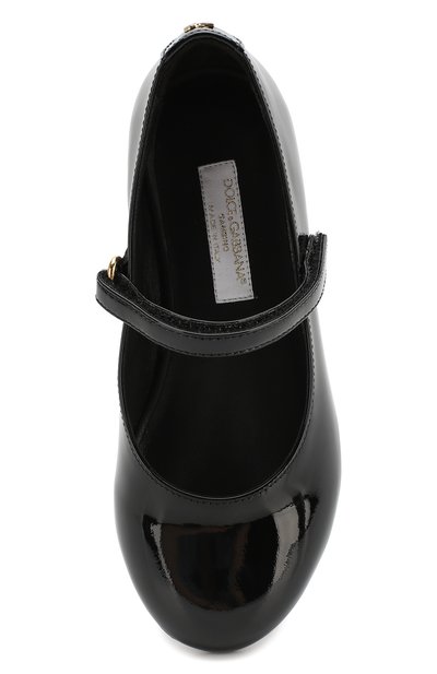 Балетки из лаковой кожи DOLCE & GABBANA, арт. D10699/A1328/29-36, фото 4