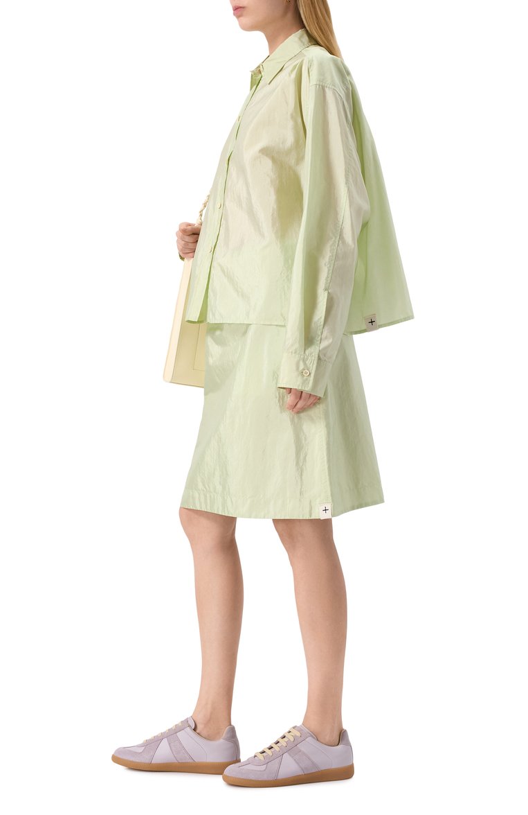 Женские кожаные кеды replica MAISON MARGIELA сиреневого цвета, арт. S58WS0109/P1895 | Фото 2 (Материал внешний: Натуральная кожа; Материал внутренний: Текстиль; Подошва: Платформа; Материал утеплителя: Без утеплителя; Стили: Кэжуэл; Кросс-КТ: Низкие; Автоматизация состава: Проставлено; Автоматизация ТО: Проставлено)