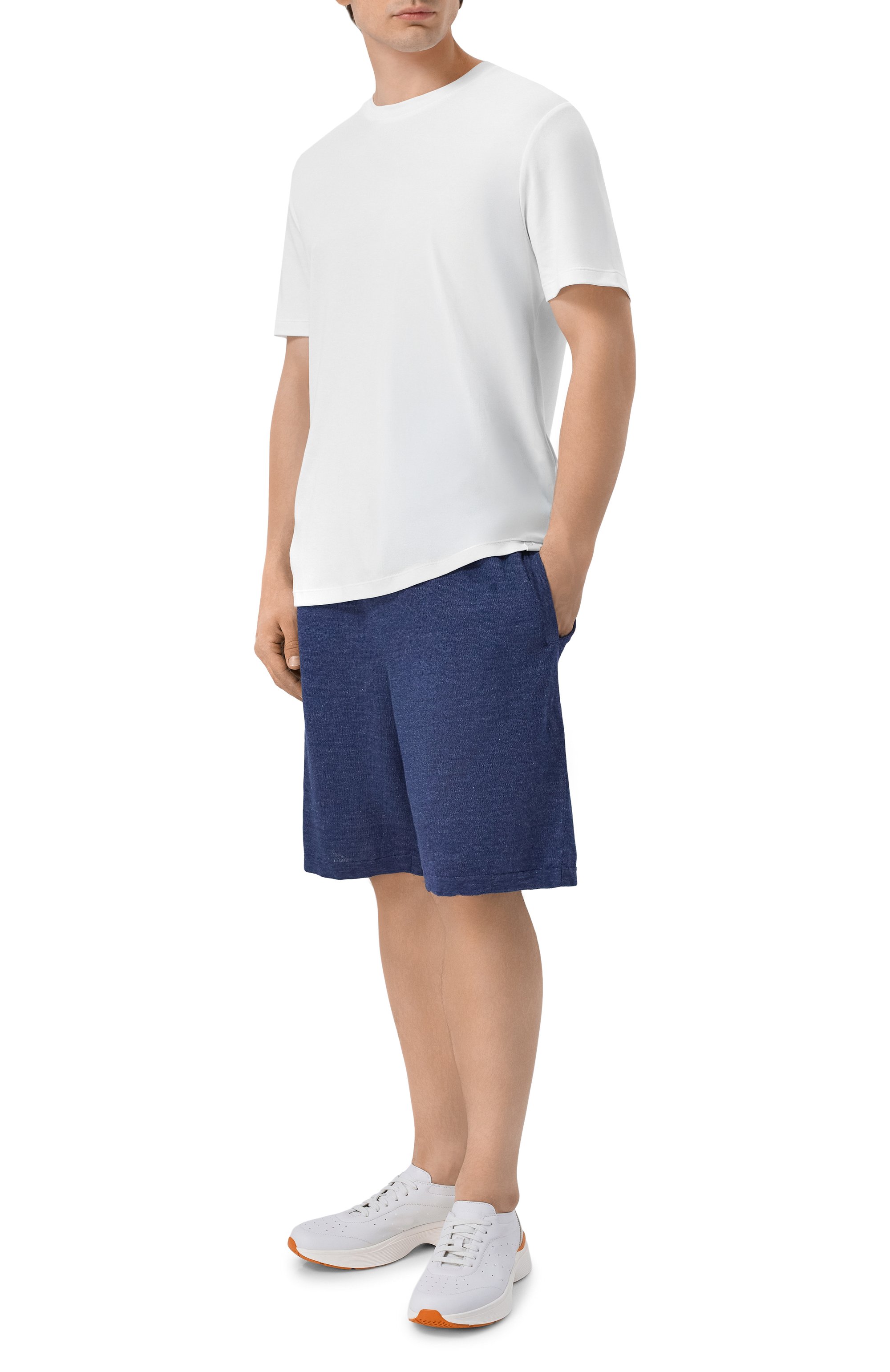 Шорты изо льна и шелка ANDREA CAMPAGNA, арт. M5426-8088, фото 2